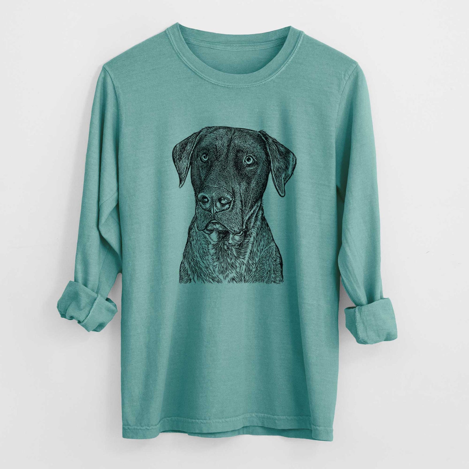 Bare David the Boxador - Heavyweight 100% Cotton Long Sleeve