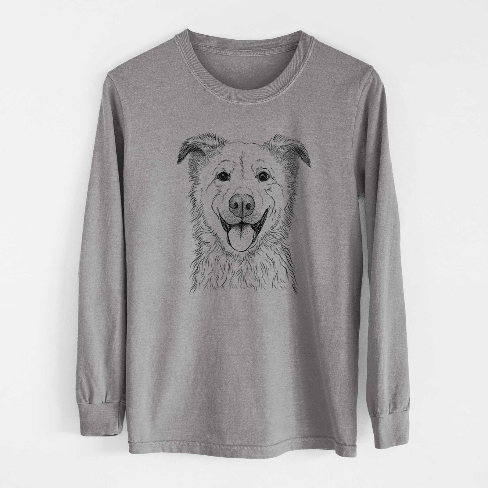 Bare Dawson the Mixed Breed - Heavyweight 100% Cotton Long Sleeve