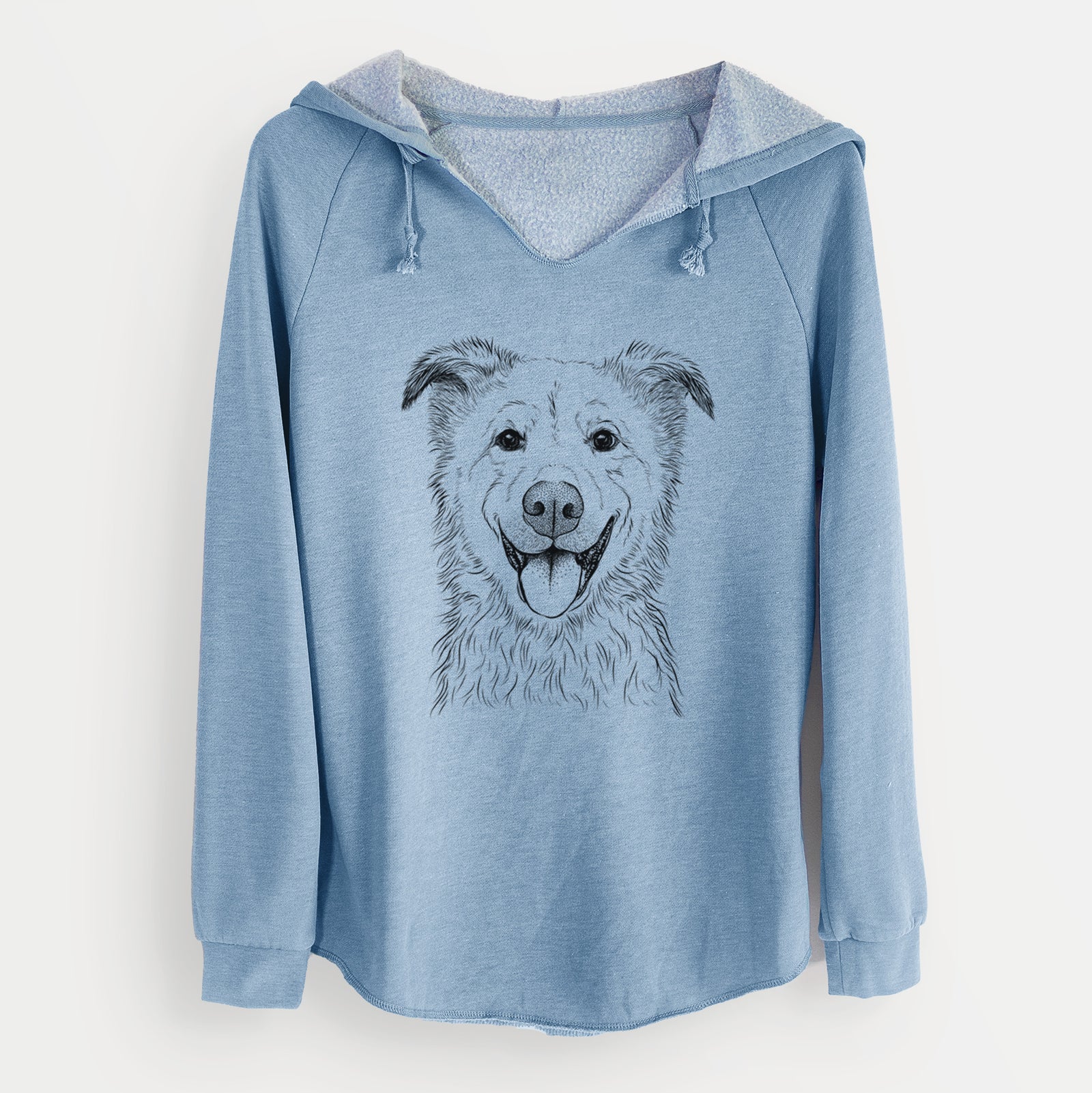 Bare Dawson the Mixed Breed - Cali Wave Hooded Sweatshirt