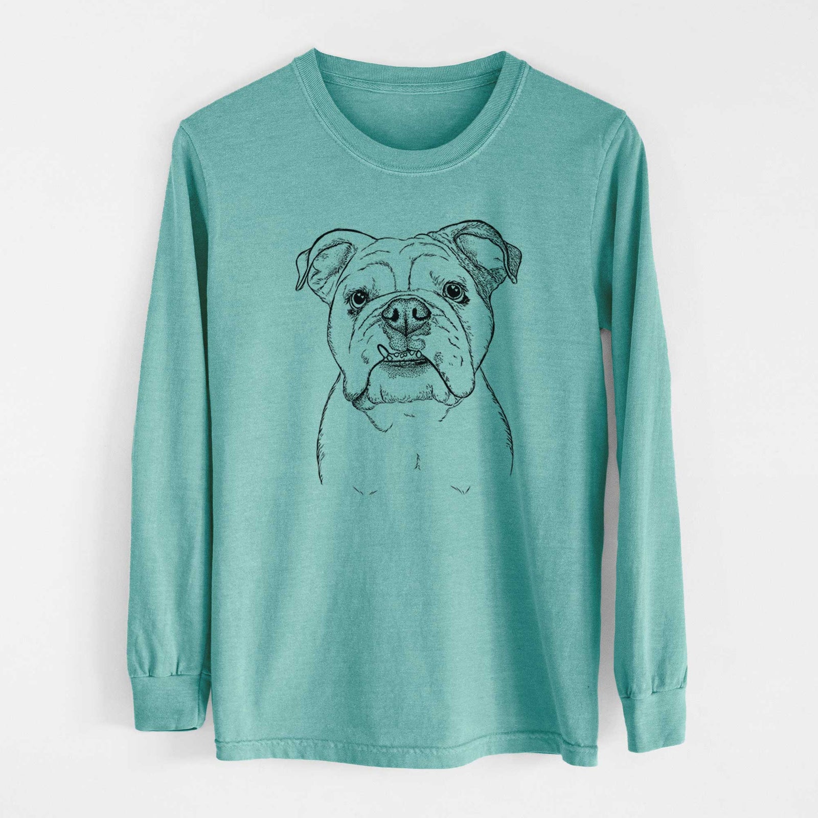 Bare Dazy the English Bulldog - Heavyweight 100% Cotton Long Sleeve