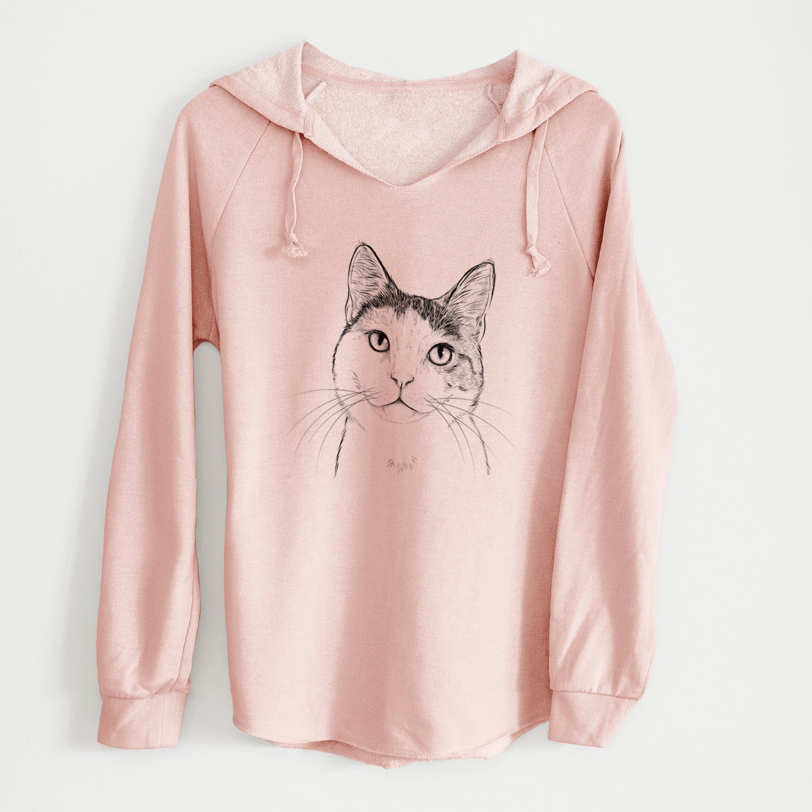 Bare Denver the Calico Cat - Cali Wave Hooded Sweatshirt
