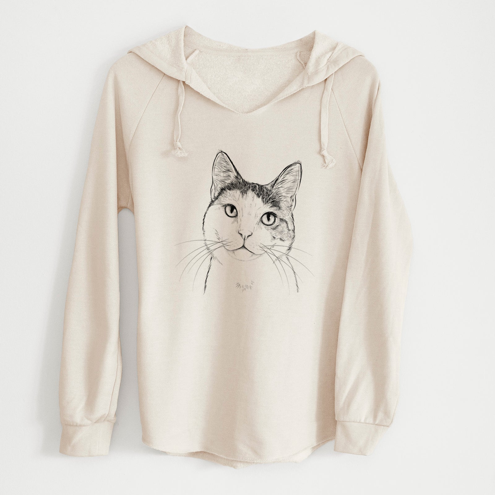 Bare Denver the Calico Cat - Cali Wave Hooded Sweatshirt