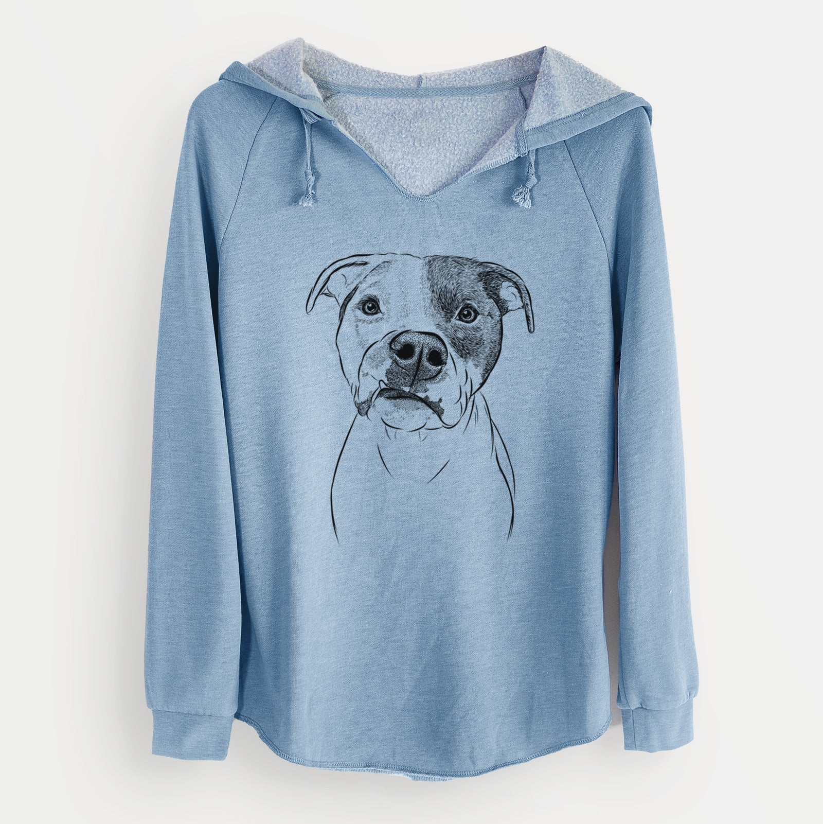 Bare Dexter the Pitbull - Cali Wave Hooded Sweatshirt