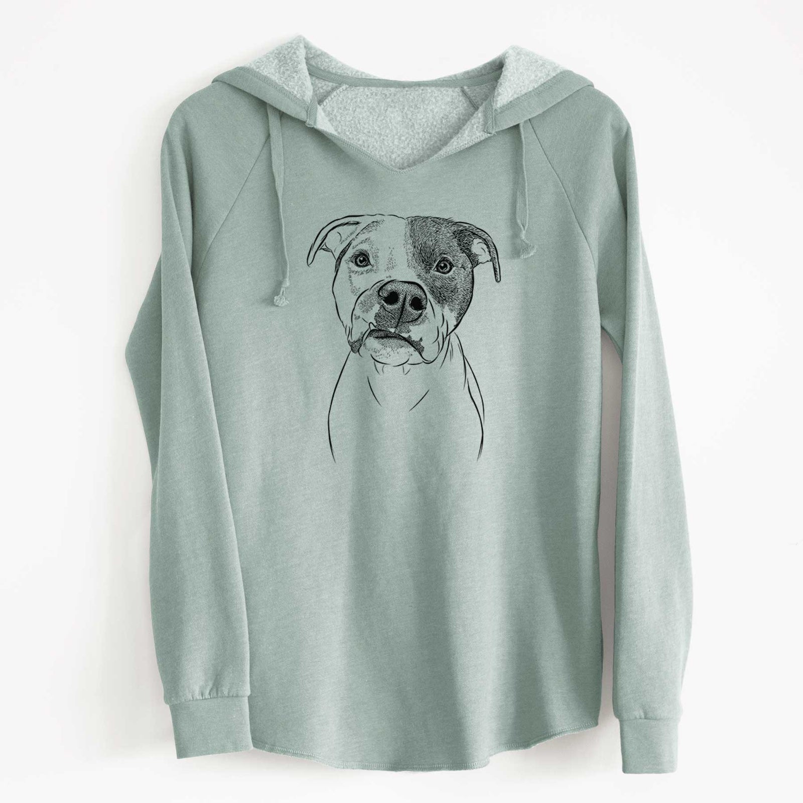 Bare Dexter the Pitbull - Cali Wave Hooded Sweatshirt