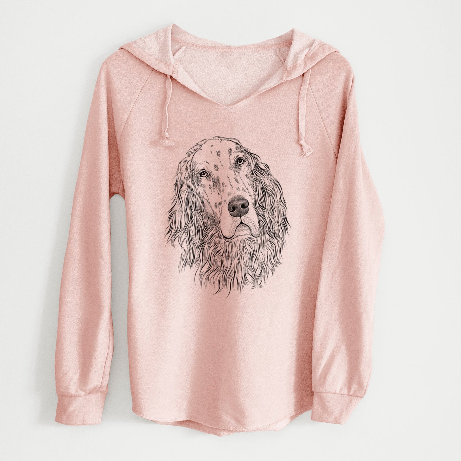 Bare Dexter the English Setter - Cali Wave Hooded Sweatshirt