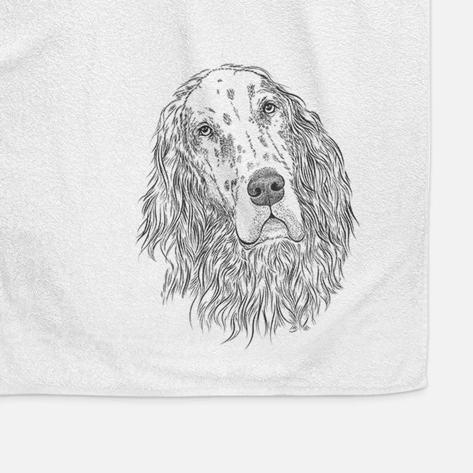 Dexter the English Setter Decorative Hand Towel