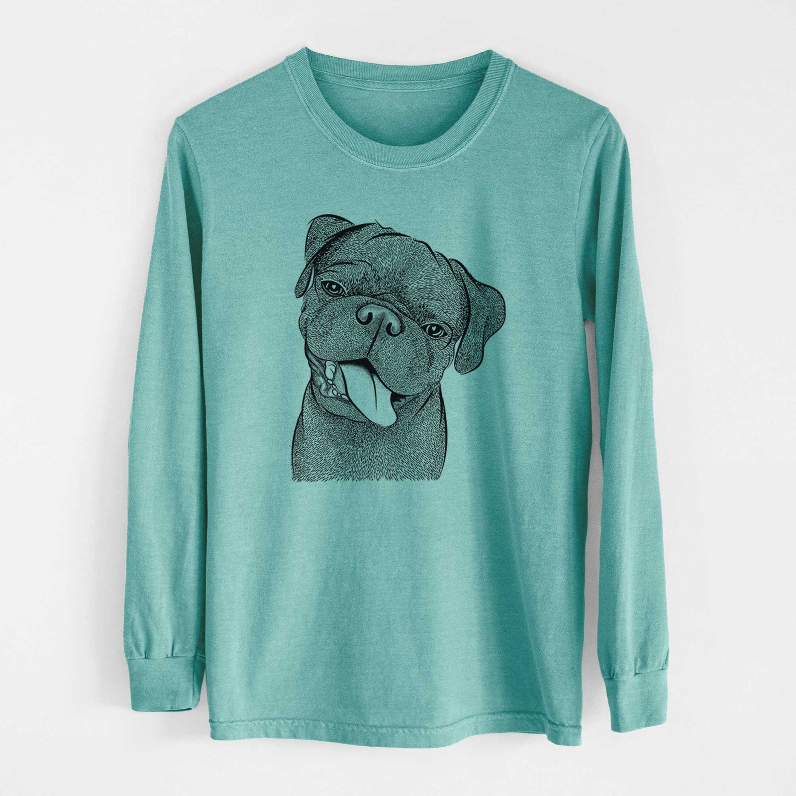 Bare Dudley Danger the Pug - Heavyweight 100% Cotton Long Sleeve