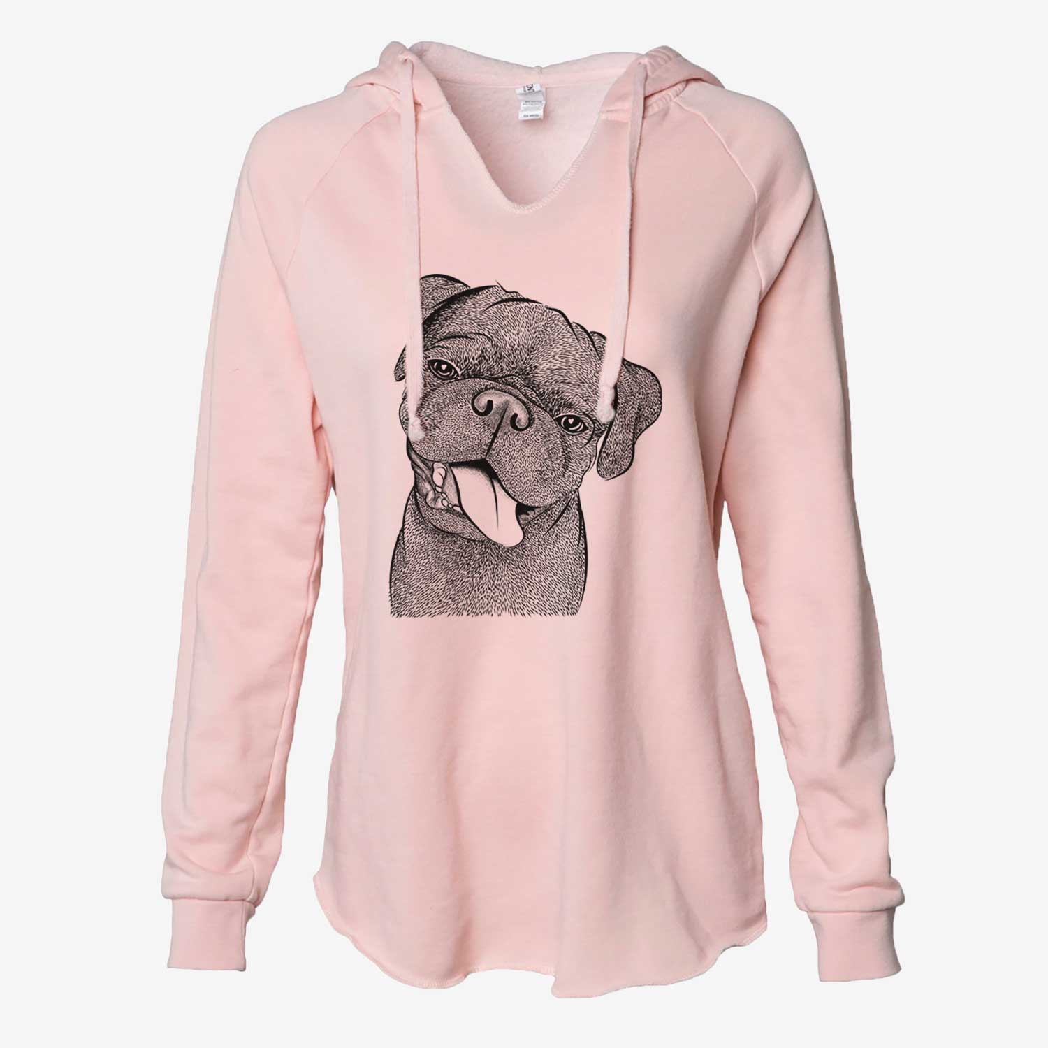 Dudley Danger the Pug - Cali Wave Hooded Sweatshirt
