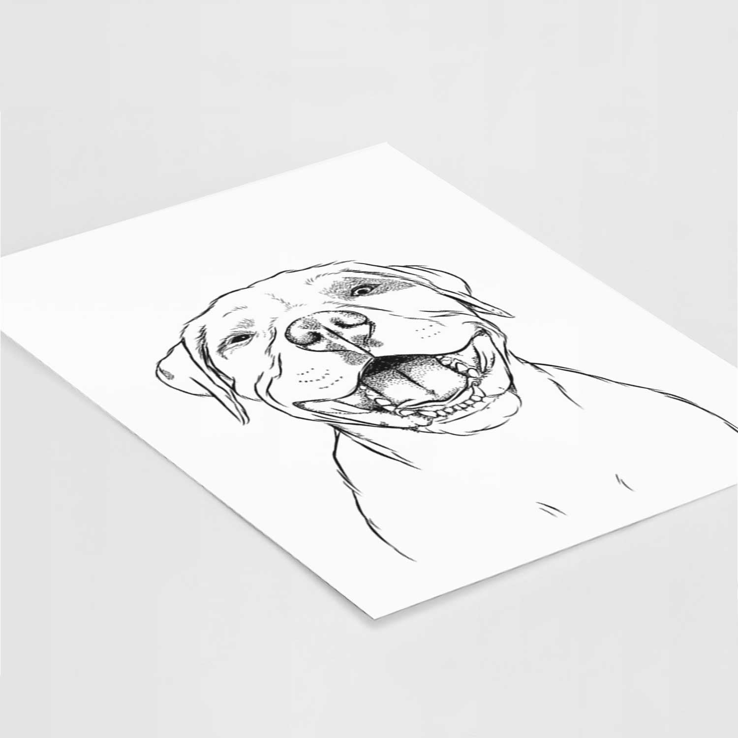 Dutch the Mixed Breed Art Print