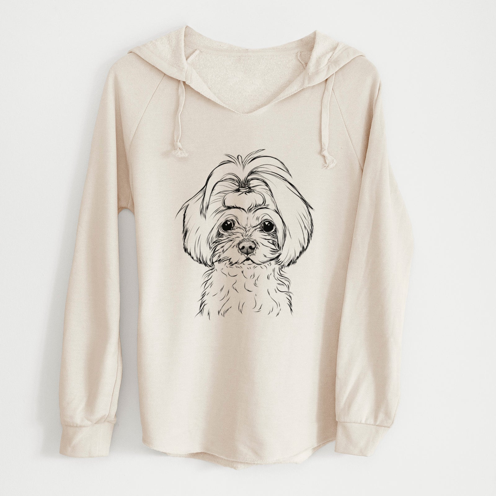 Bare Ellie the Maltese - Cali Wave Hooded Sweatshirt