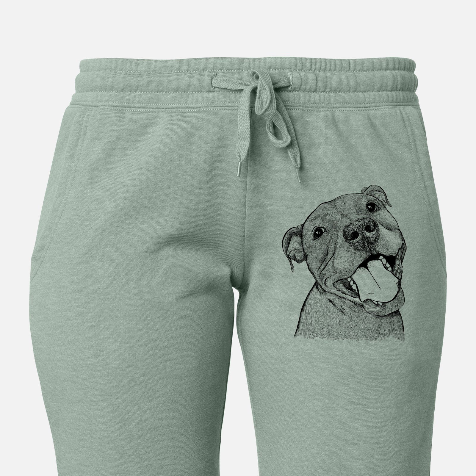Eloise the Pitbull Mix - Women's Cali Wave Joggers