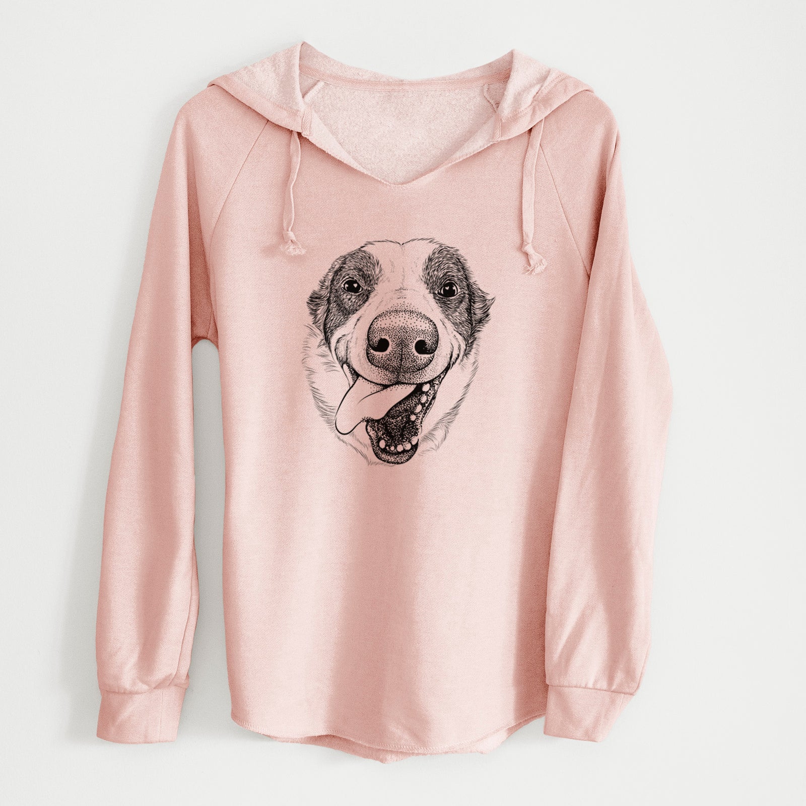 Bare Elwood the Border Collie - Cali Wave Hooded Sweatshirt