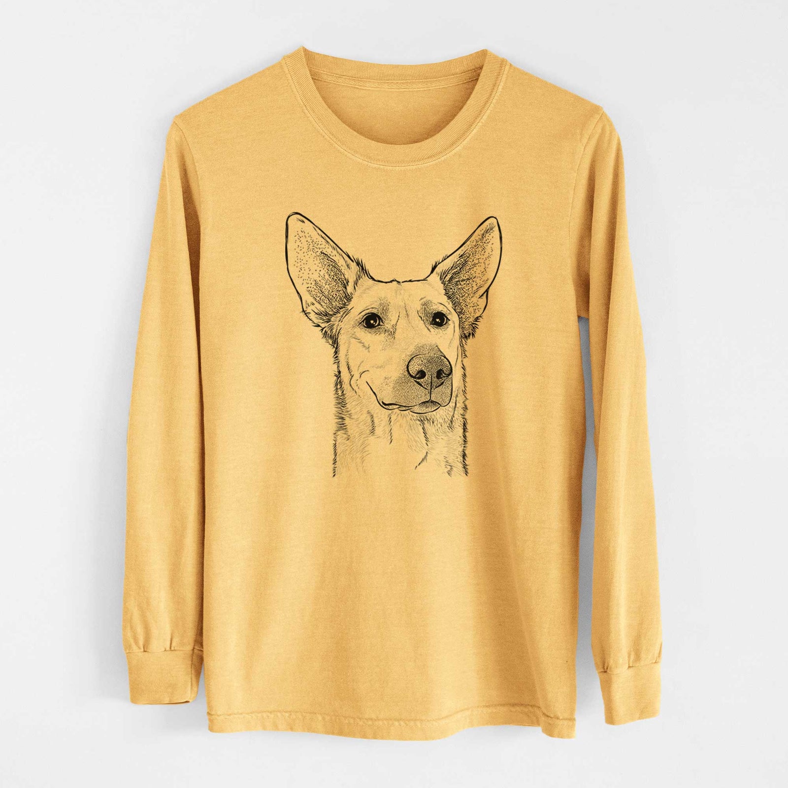 Bare Ember the Shepherd Mix - Heavyweight 100% Cotton Long Sleeve