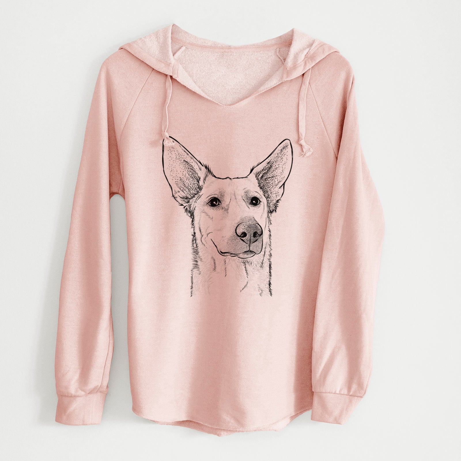 Bare Ember the Shepherd Mix - Cali Wave Hooded Sweatshirt