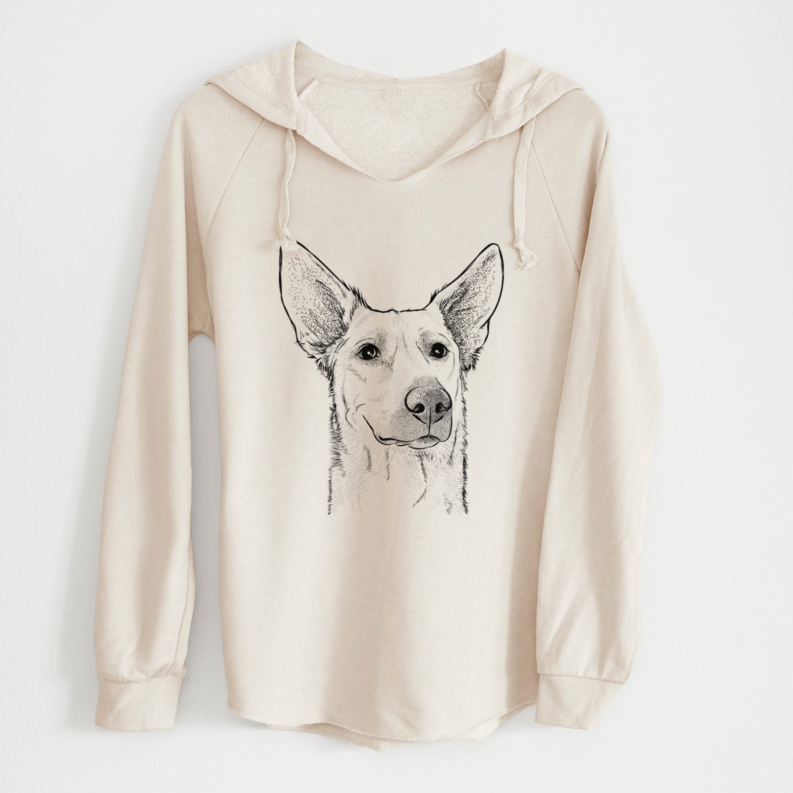 Bare Ember the Shepherd Mix - Cali Wave Hooded Sweatshirt