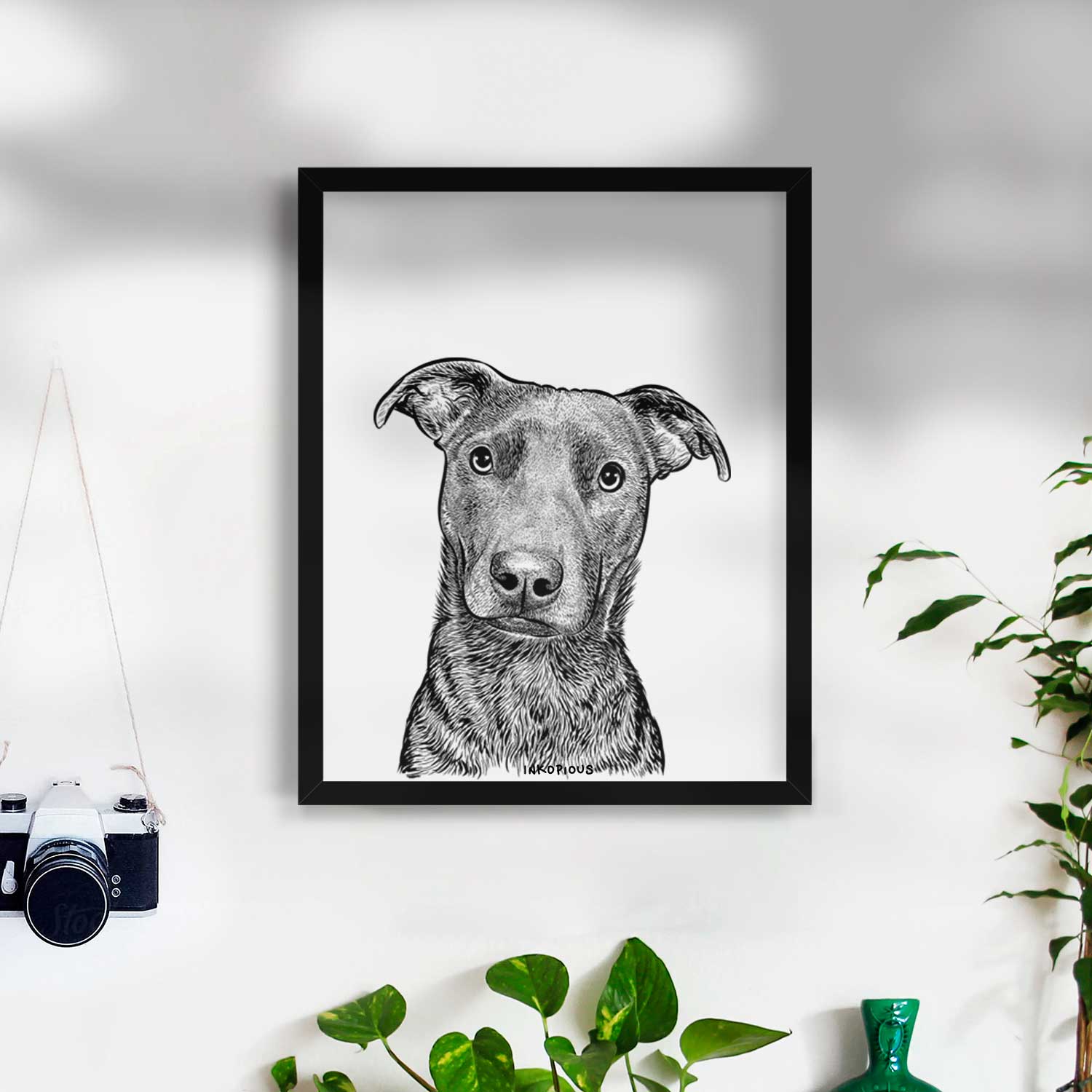Embyr the Mixed Breed Art Print
