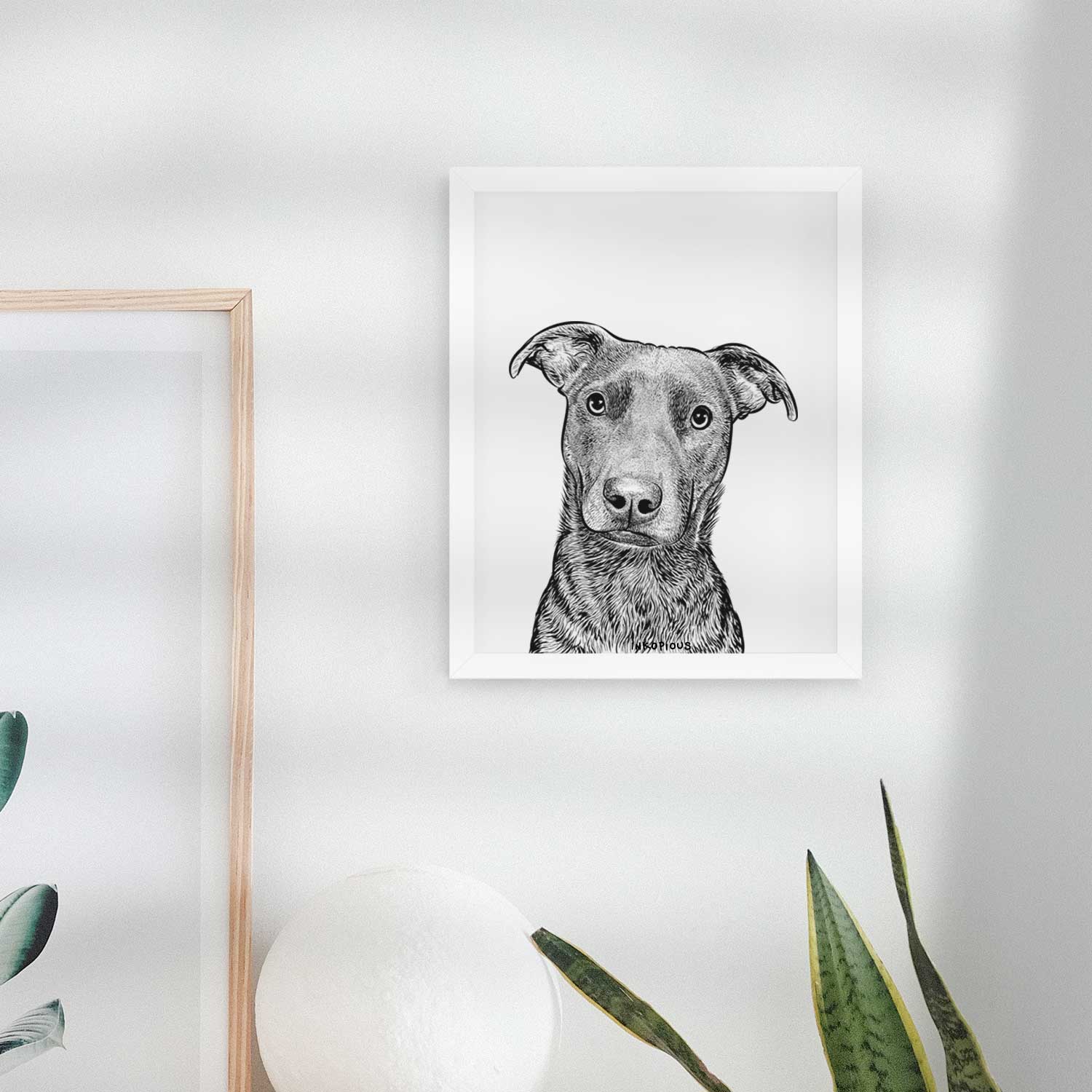 Embyr the Mixed Breed Art Print