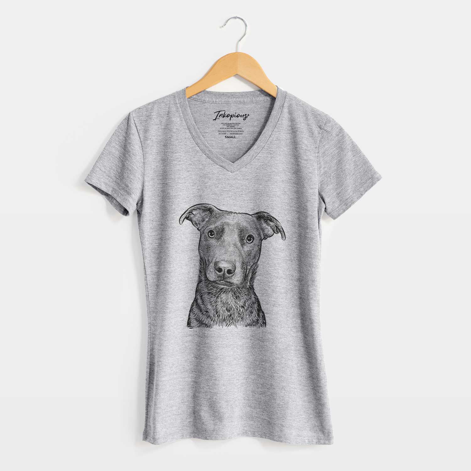 Bare Embyr the Mixed Breed - Women's V-neck Shirt