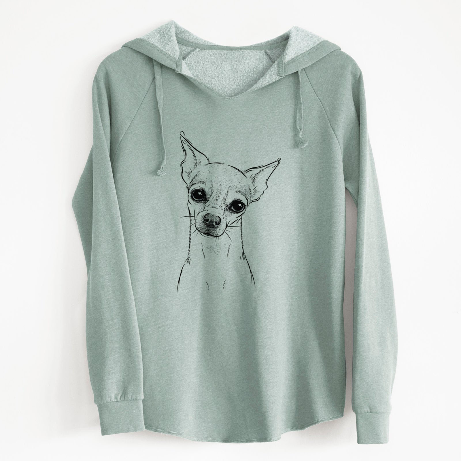Bare Emee the Chihuahua - Cali Wave Hooded Sweatshirt