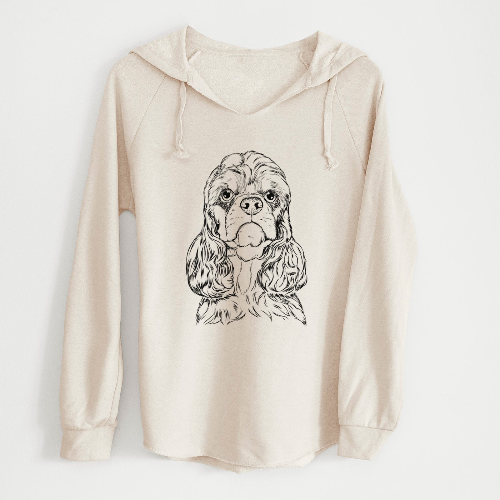 Bare Emma the Cocker Spaniel - Cali Wave Hooded Sweatshirt