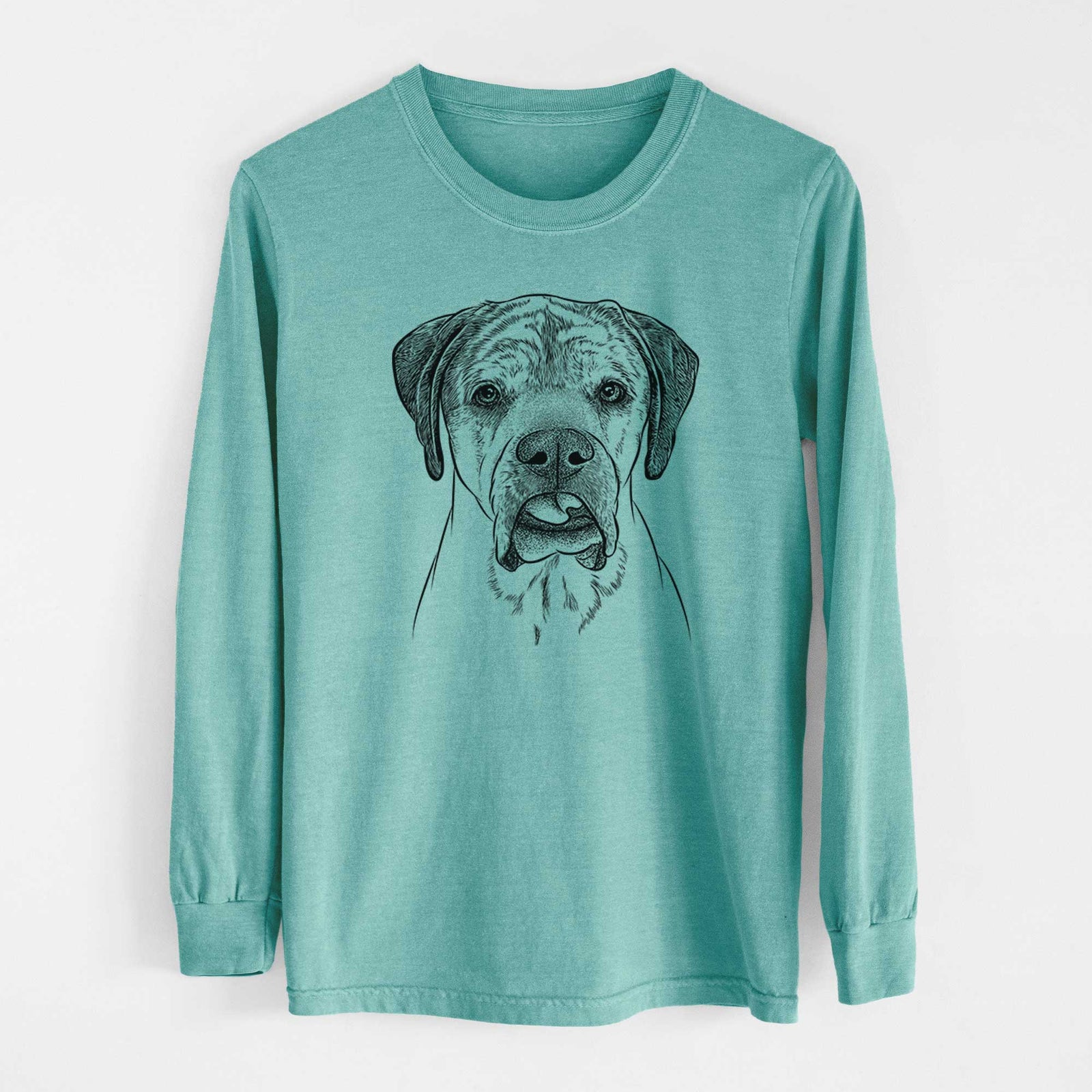 Bare Emma the English Mastiff - Heavyweight 100% Cotton Long Sleeve