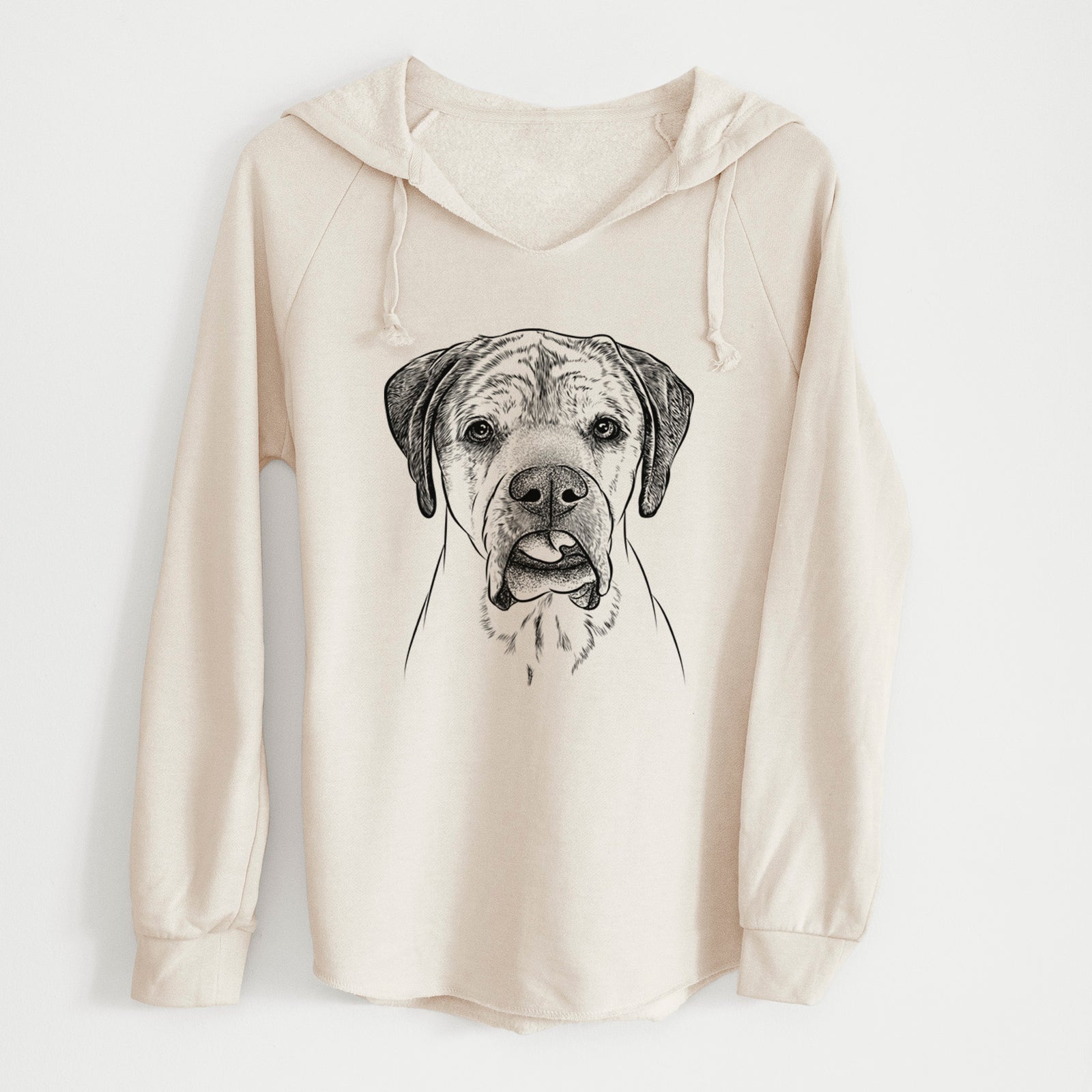 Bare Emma the English Mastiff - Cali Wave Hooded Sweatshirt