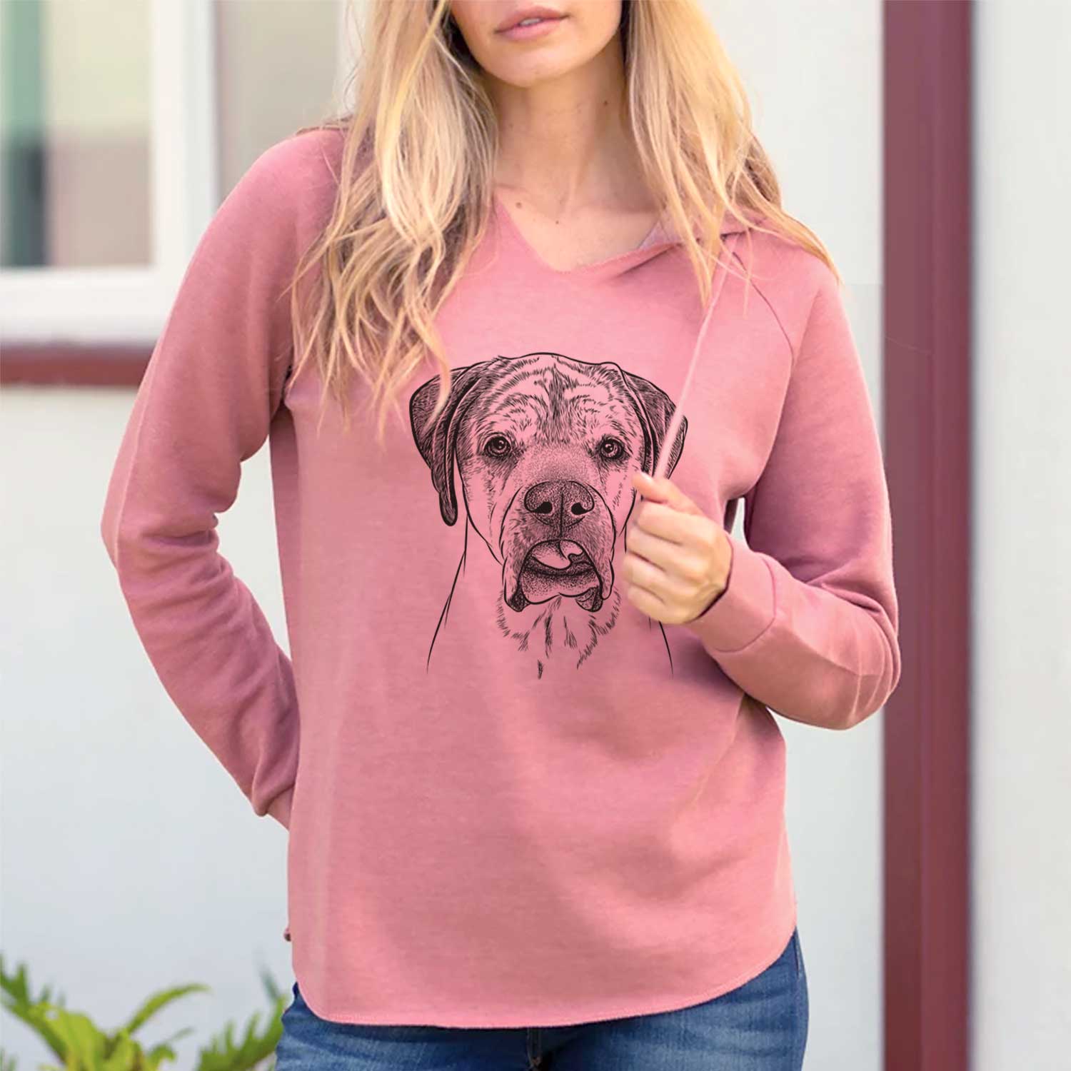Emma the English Mastiff - Cali Wave Hooded Sweatshirt