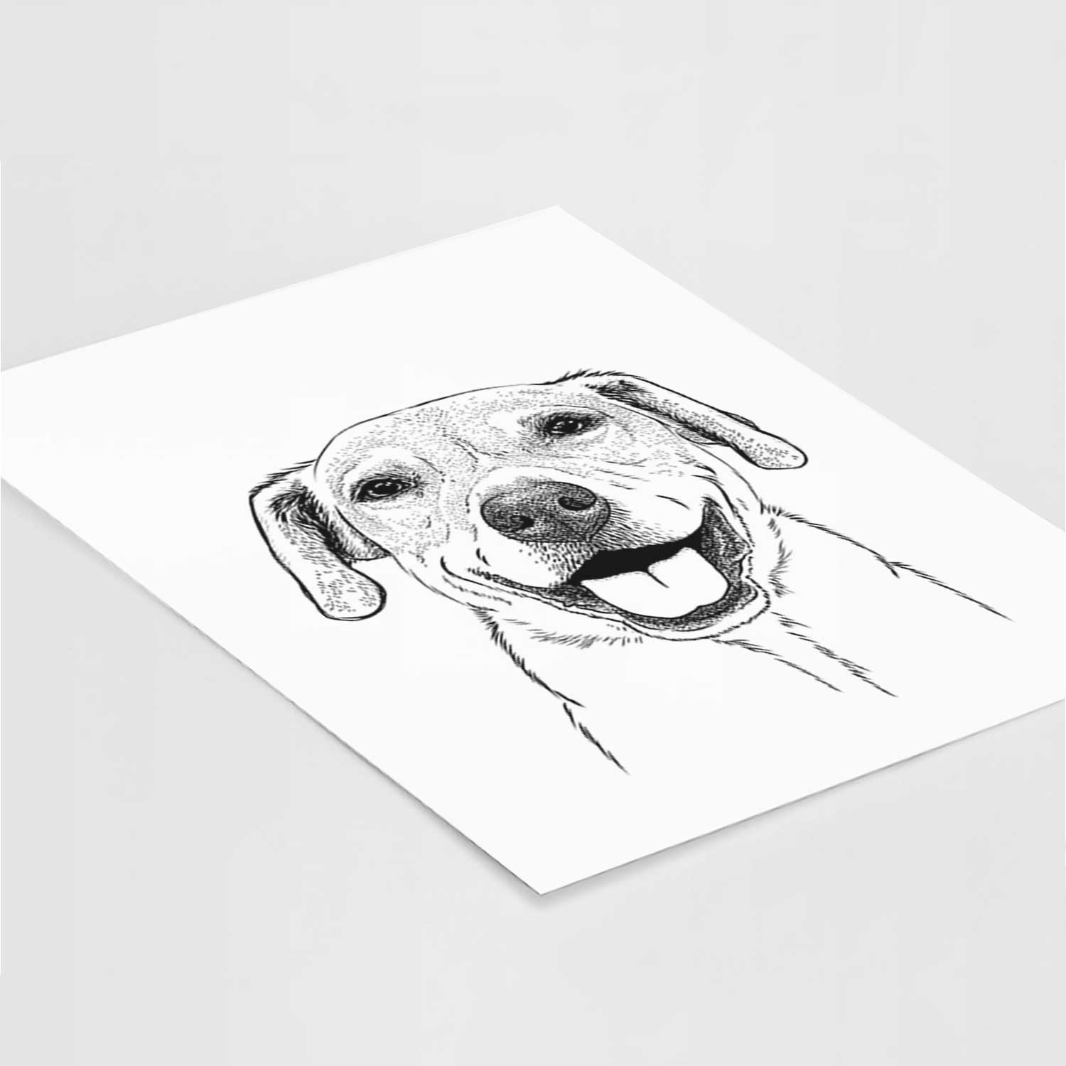 Ernie the Mixed Breed Art Print