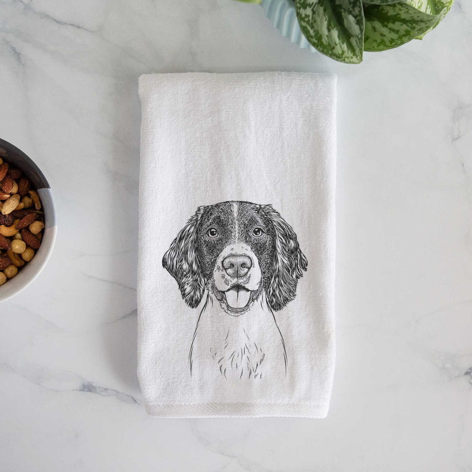 Ever the English Springer Spaniel Decorative Hand Towel