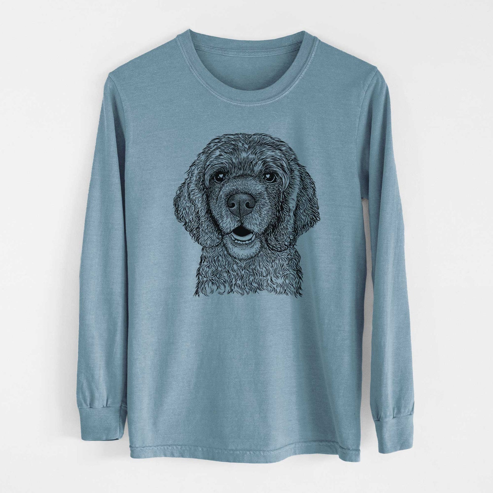 Bare Fannie Mae the Cocker Spaniel - Heavyweight 100% Cotton Long Sleeve