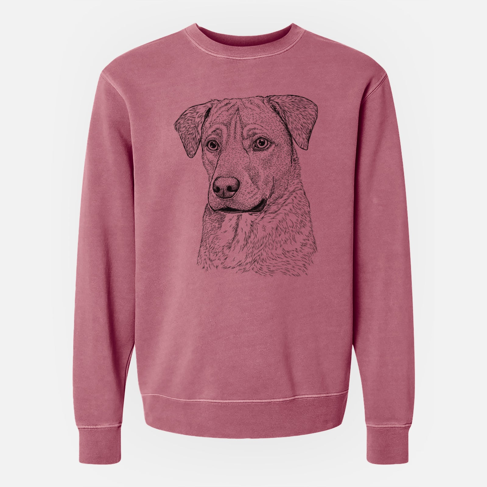 Bare Feta the Mixed Breed - Unisex Pigment Dyed Crew Sweatshirt