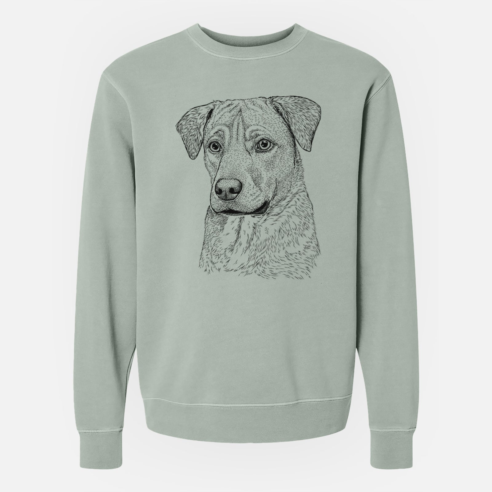 Bare Feta the Mixed Breed - Unisex Pigment Dyed Crew Sweatshirt