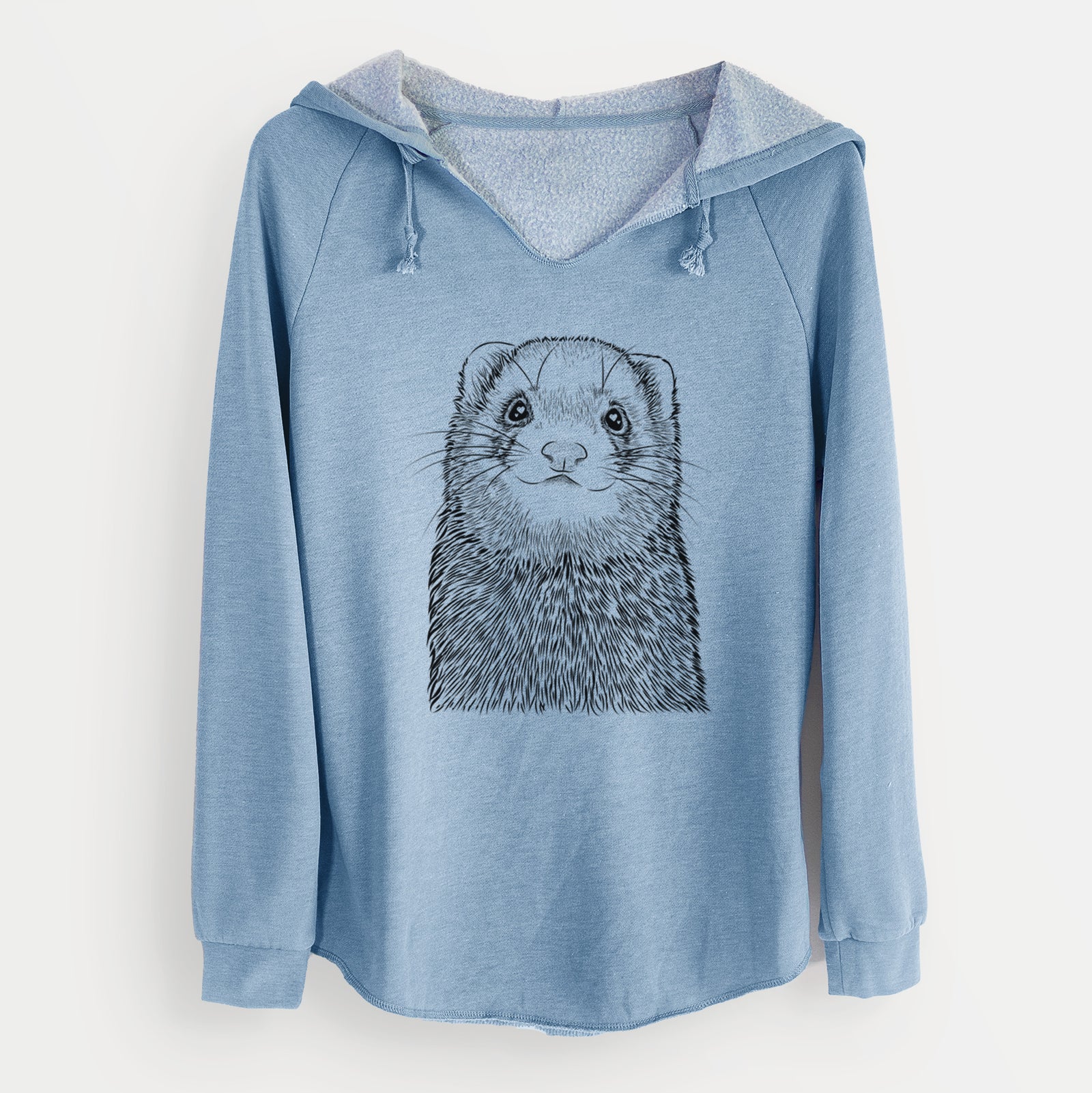 Bare Fig the Ferret - Cali Wave Hooded Sweatshirt