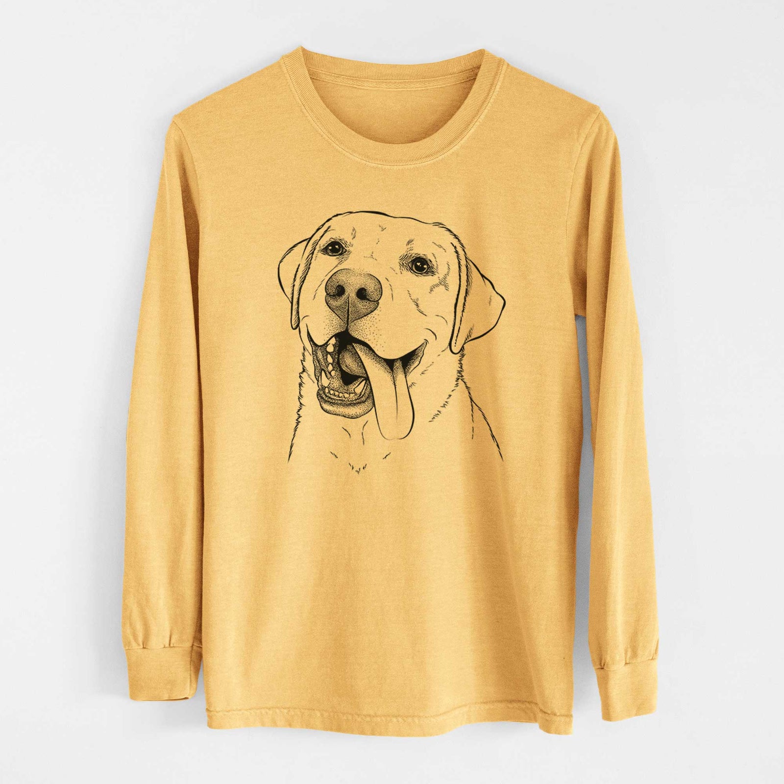 Bare Finn the Labrador Retriever - Heavyweight 100% Cotton Long Sleeve