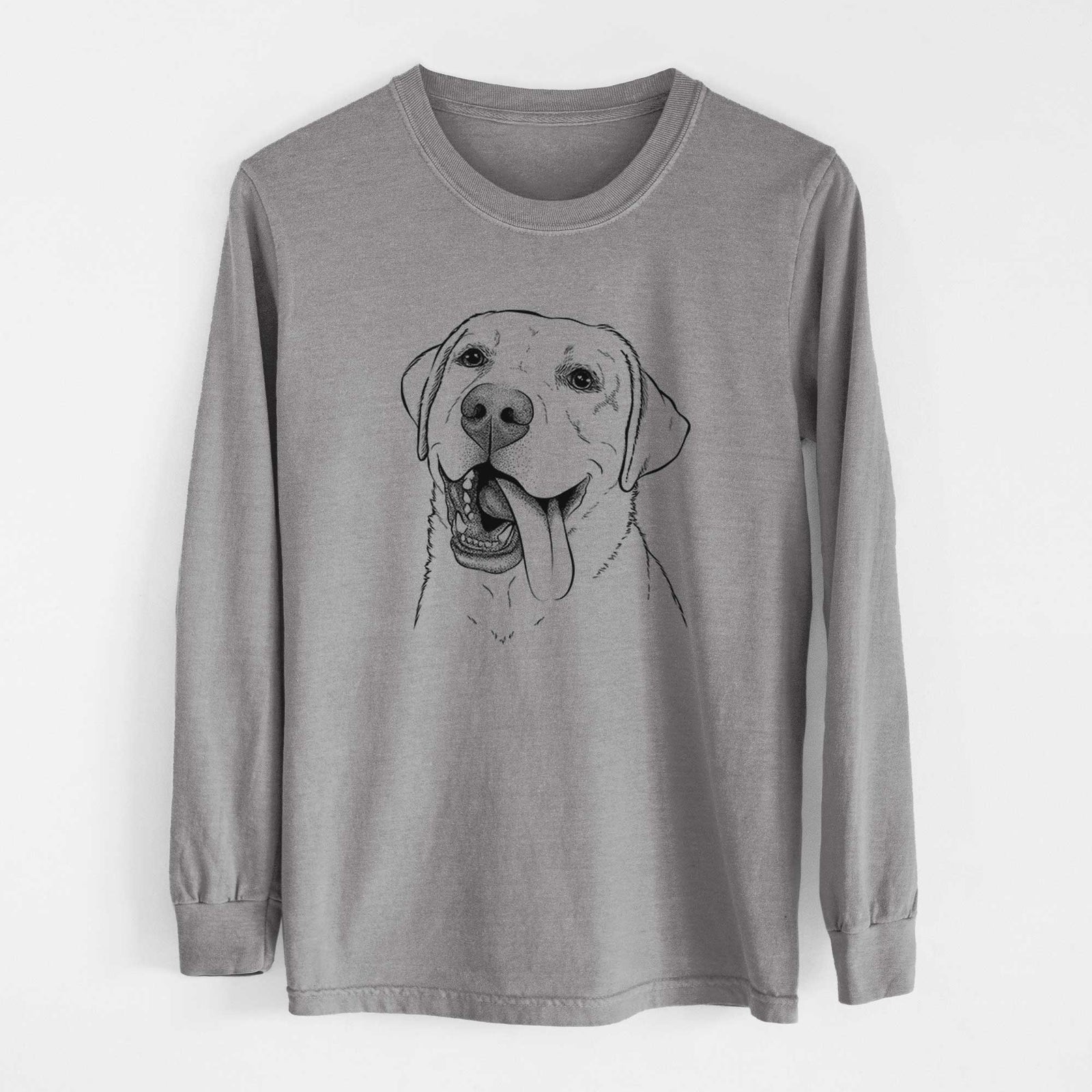 Bare Finn the Labrador Retriever - Heavyweight 100% Cotton Long Sleeve