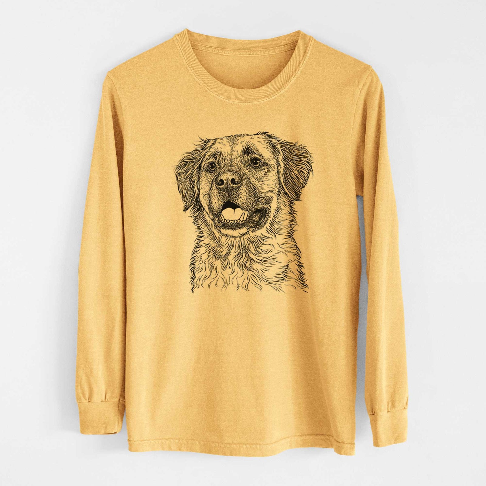 Bare Finn the Mixed Breed - Heavyweight 100% Cotton Long Sleeve