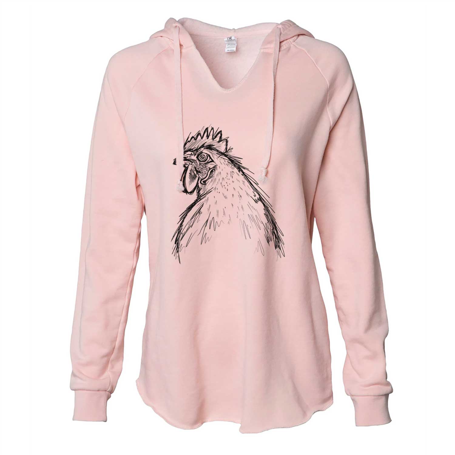 Florence the White Leghorn Hen - Cali Wave Hooded Sweatshirt