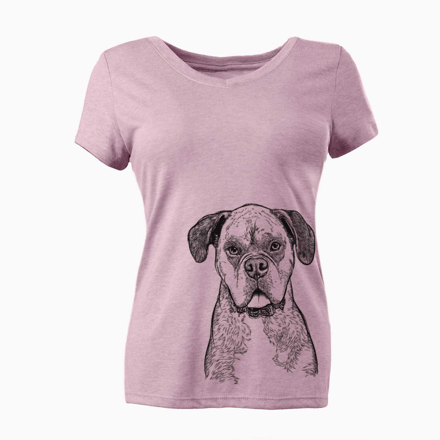 Bare Floydie Bear the Boxer - Women's V-neck Shirt