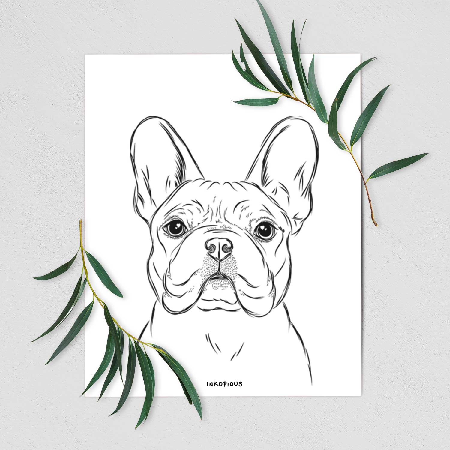 Franco the French Bulldog Art Print