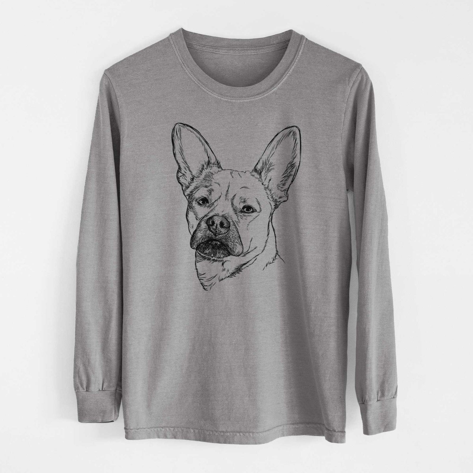 Bare Frankie the Mixed Breed - Heavyweight 100% Cotton Long Sleeve