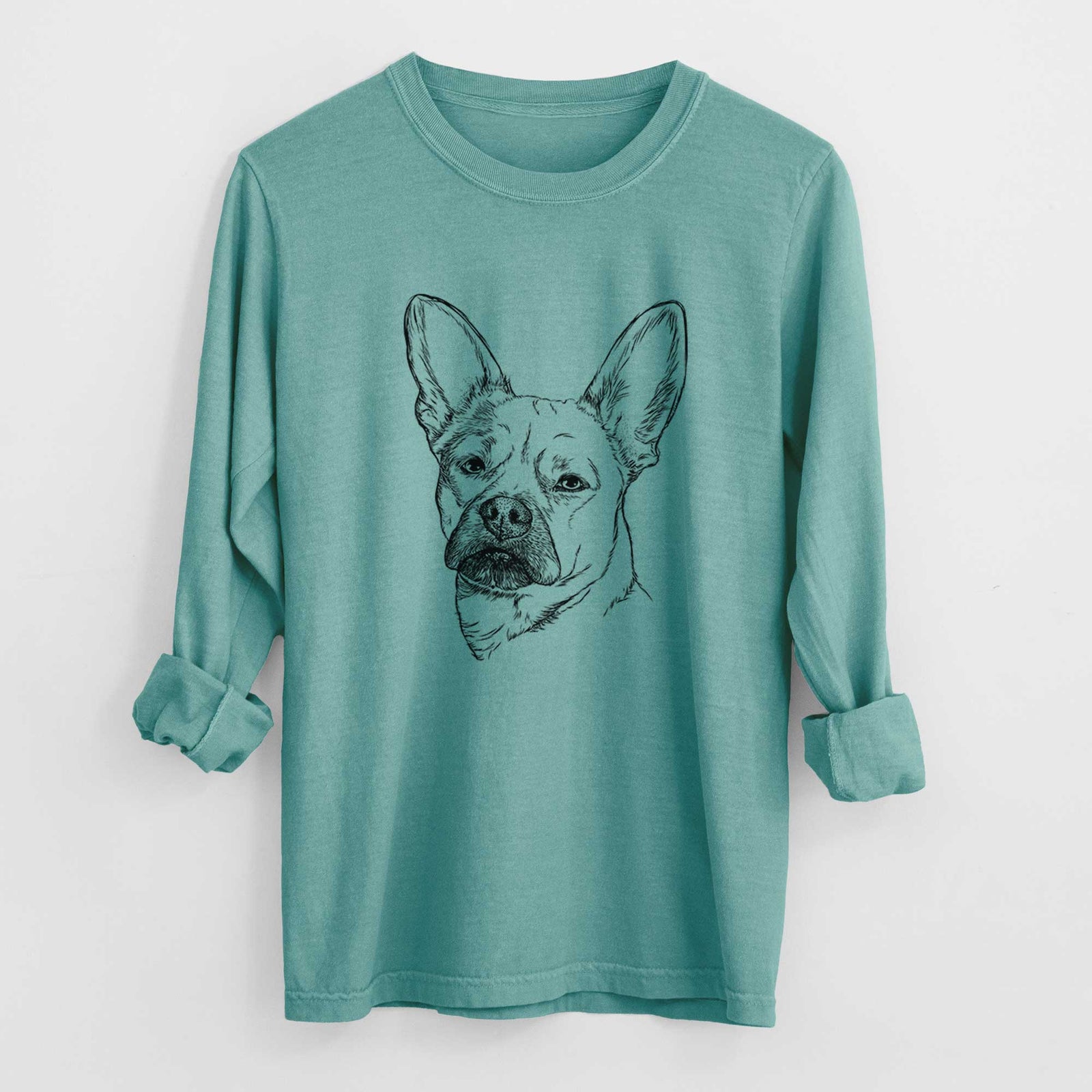 Bare Frankie the Mixed Breed - Heavyweight 100% Cotton Long Sleeve