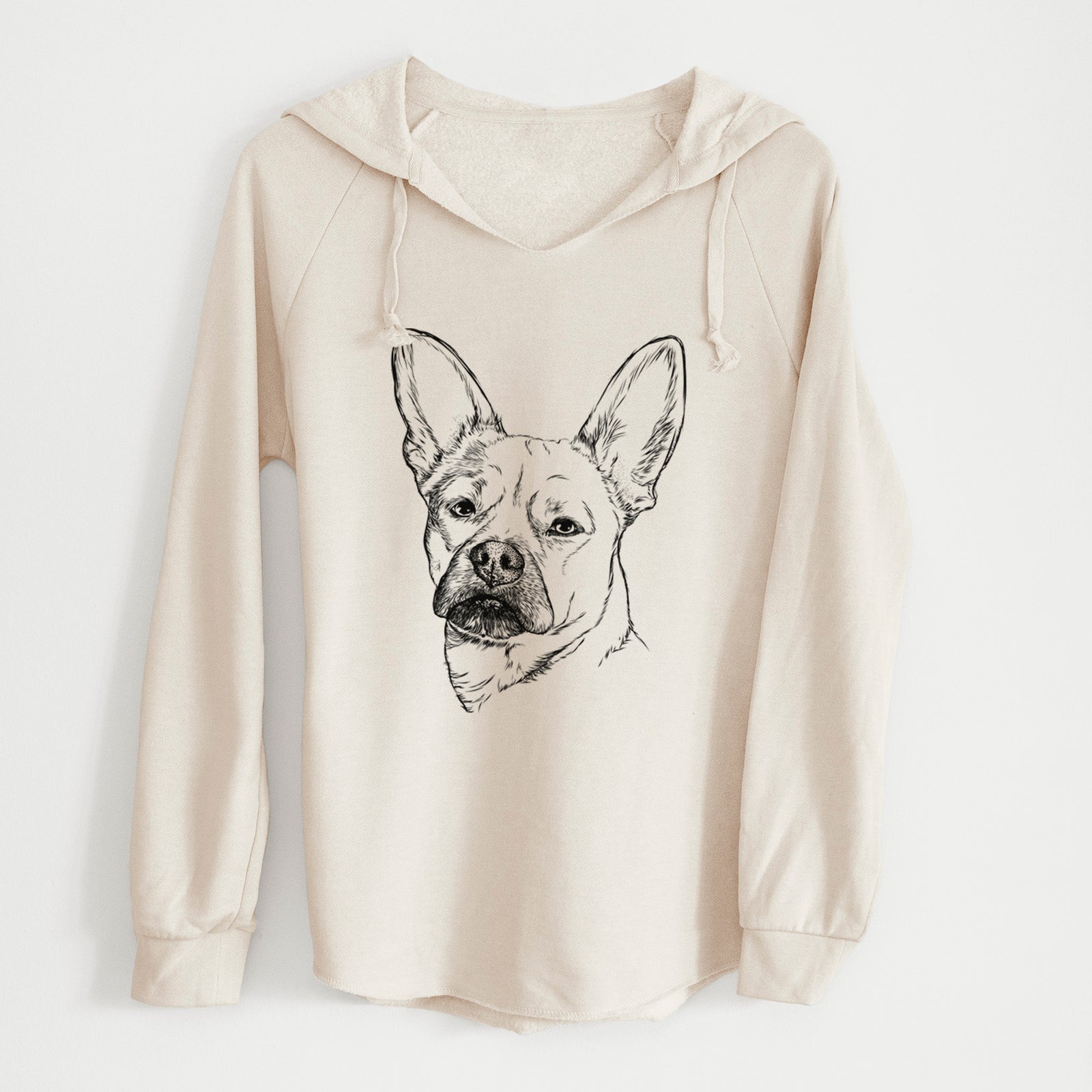Bare Frankie the Mixed Breed - Cali Wave Hooded Sweatshirt