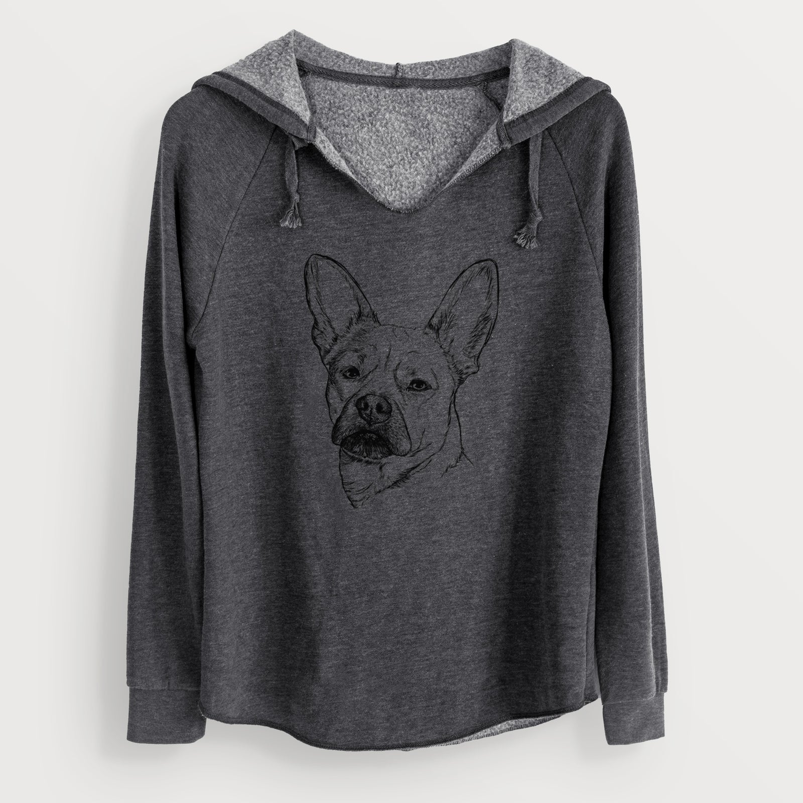 Bare Frankie the Mixed Breed - Cali Wave Hooded Sweatshirt
