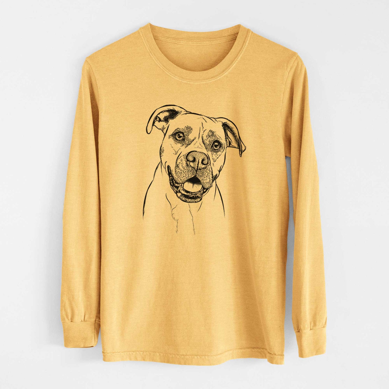 Bare Frankie Tankie the Boxer Mix - Heavyweight 100% Cotton Long Sleeve