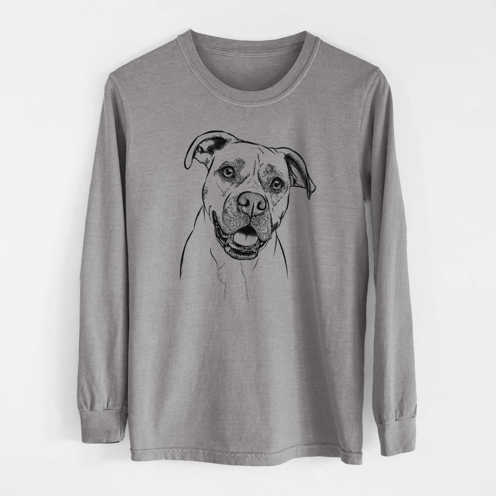 Bare Frankie Tankie the Boxer Mix - Heavyweight 100% Cotton Long Sleeve