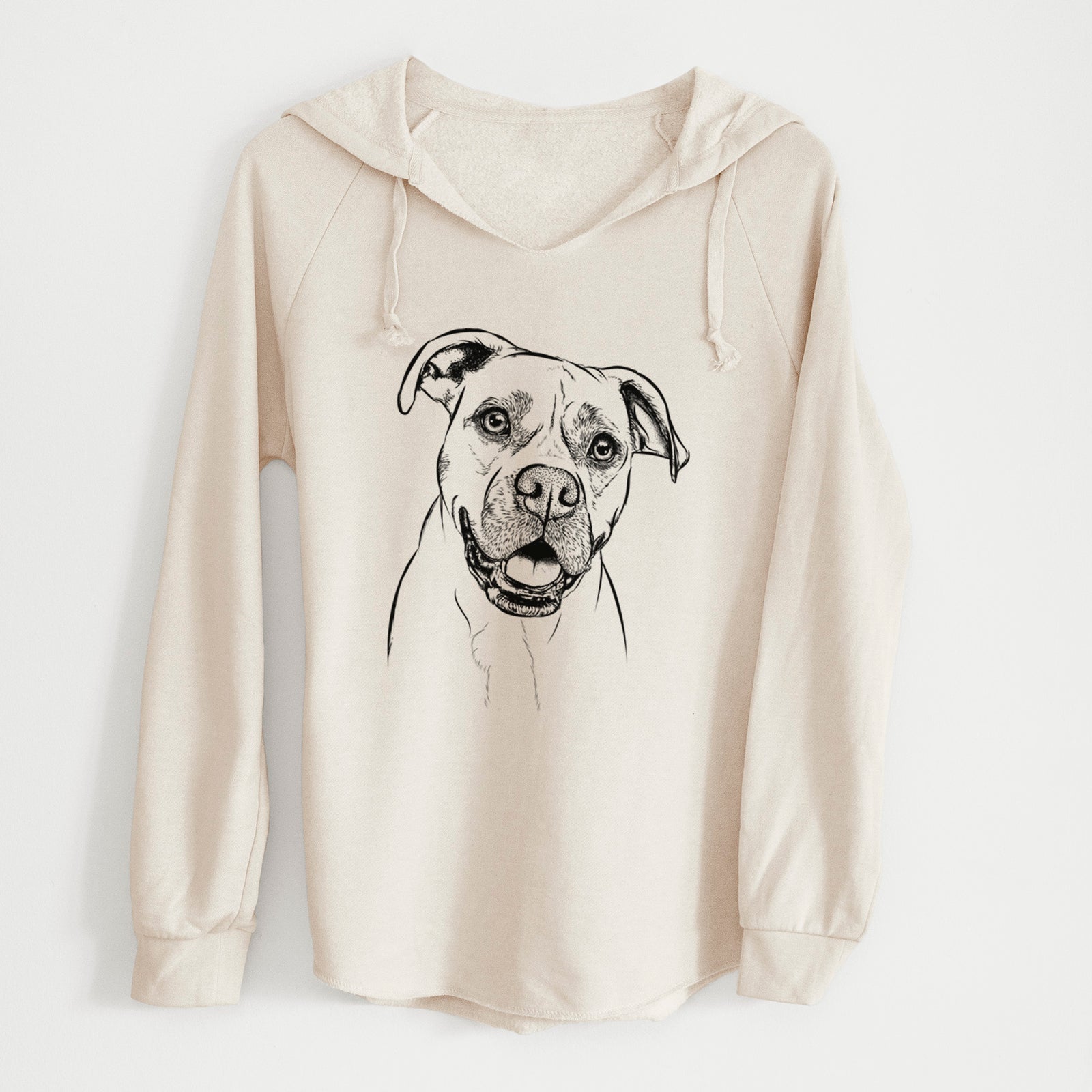 Bare Frankie Tankie the Boxer Mix - Cali Wave Hooded Sweatshirt