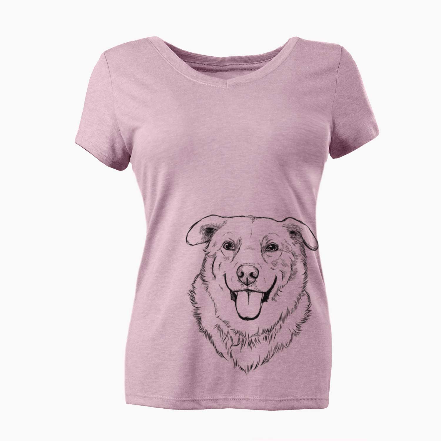 Bare Freeley the Mixed Breed - Women's V-neck Shirt