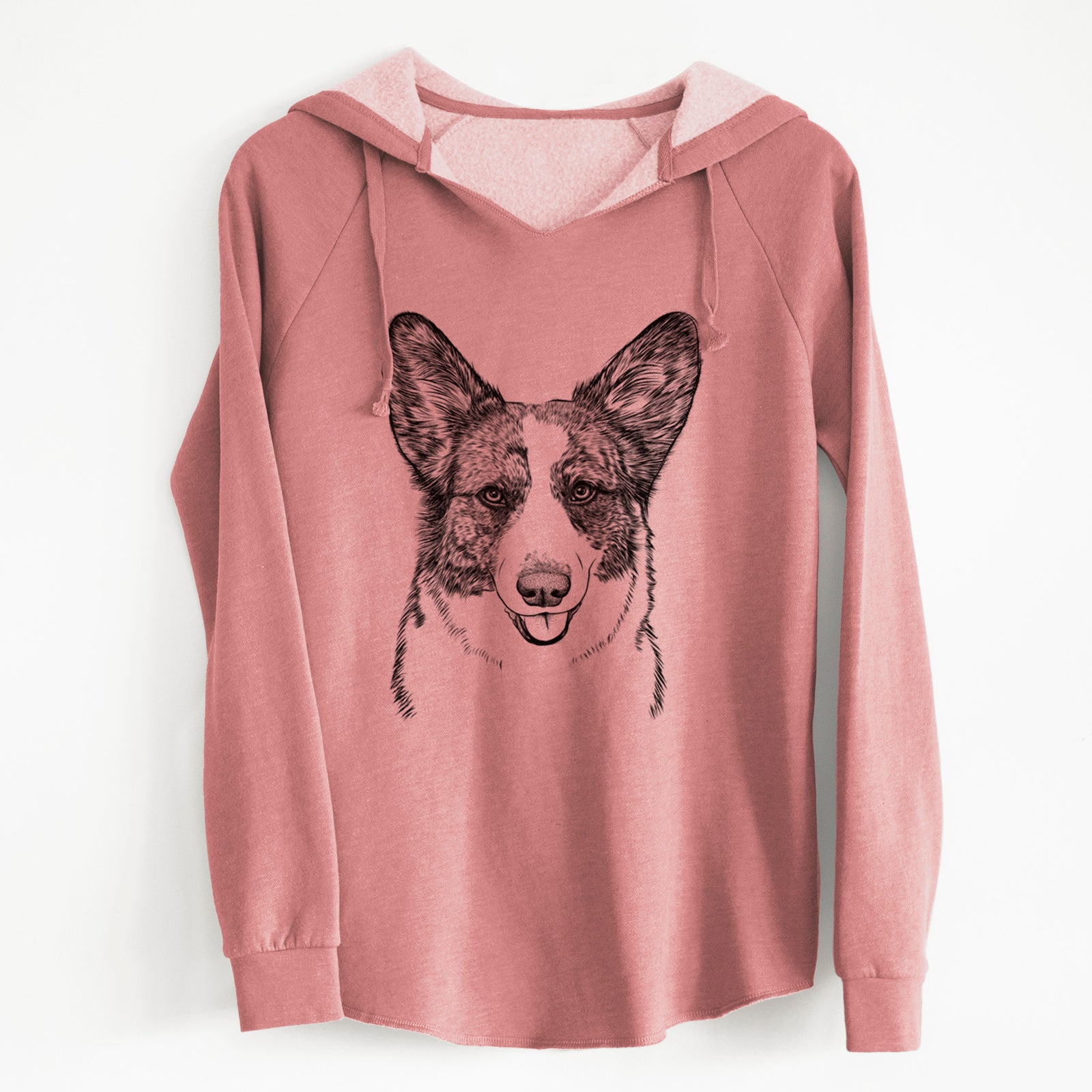 Bare Gabby the Cardigan Welsh Corgi - Cali Wave Hooded Sweatshirt