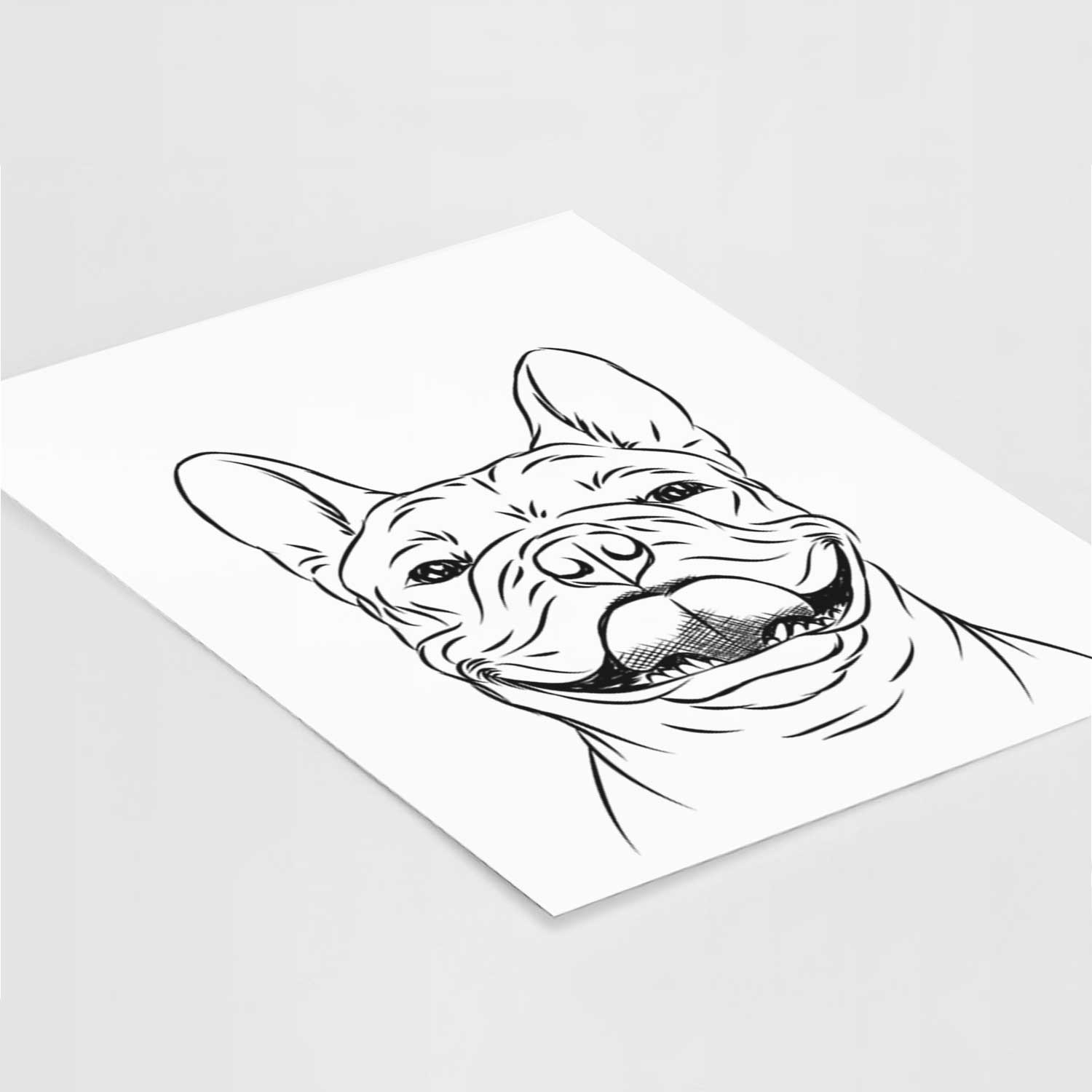 Gaston the French Bulldog Art Print