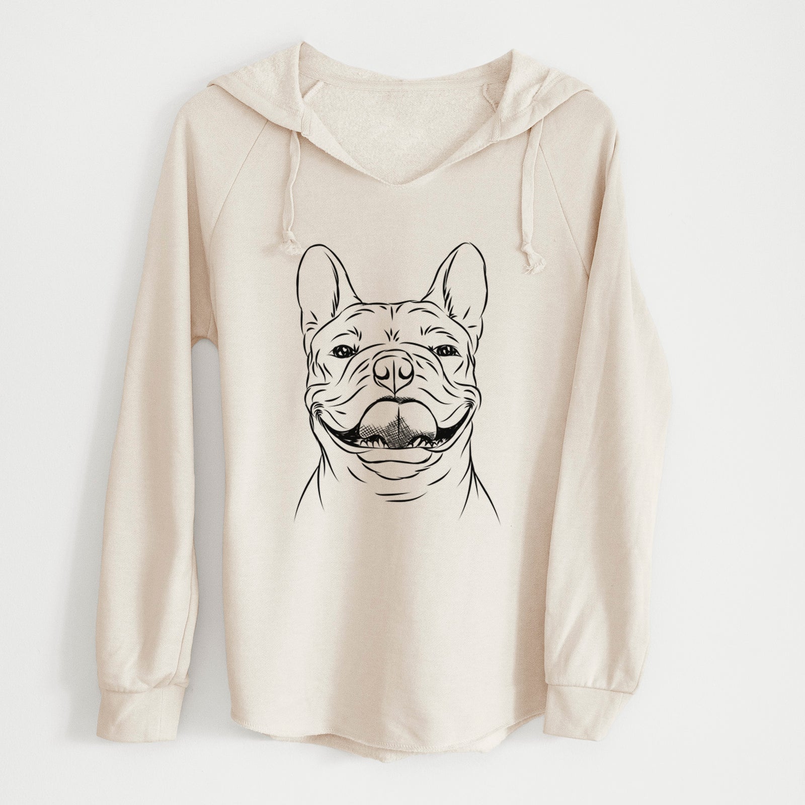 Bare Gaston the French Bulldog - Cali Wave Hooded Sweatshirt